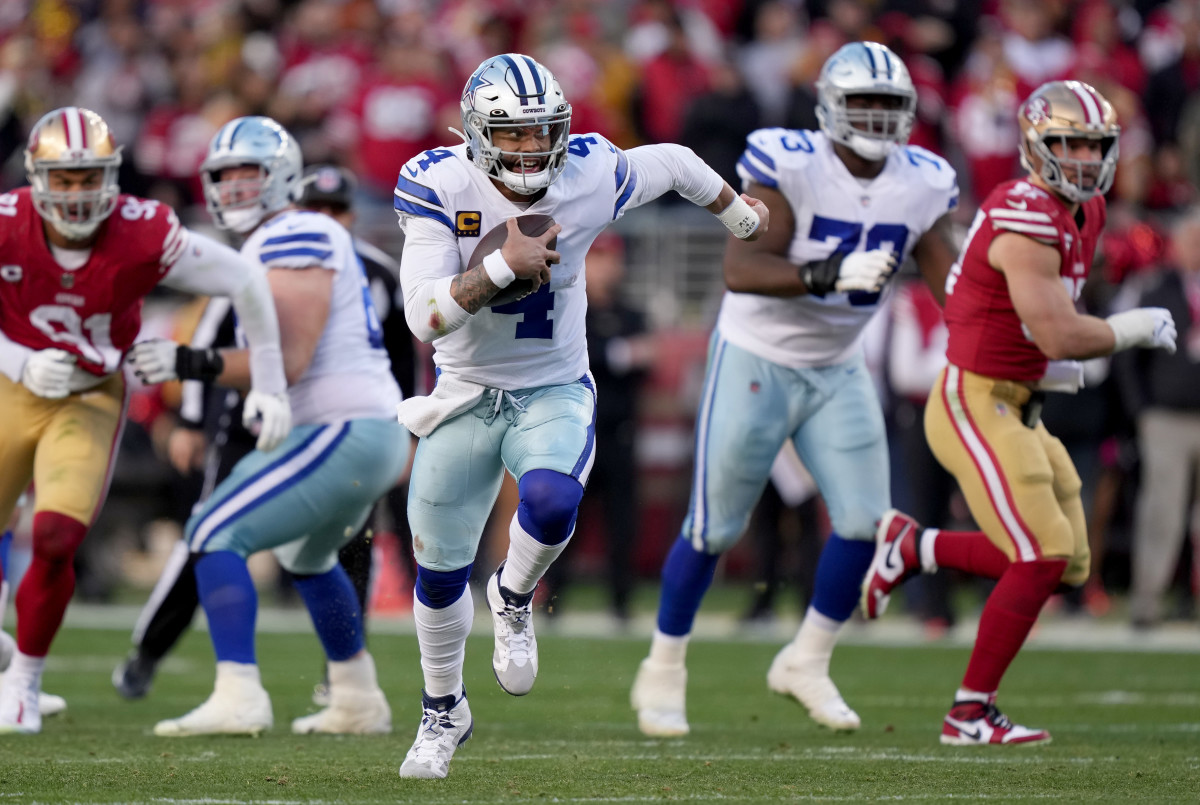 Is Dak Prescott playing today vs 49ers? Latest Cowboys QB update ahead of  49ers divisional showdown