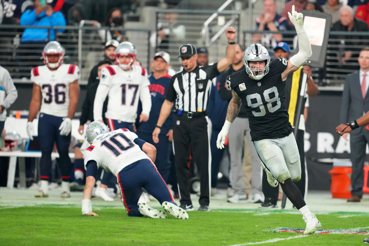 Maxx Crosby Makes More Raiders' History With Fourth Defensive Player Of ...