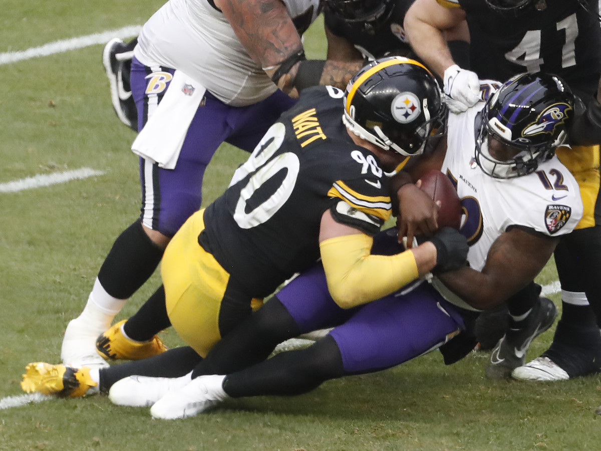 Steelers' T.J. Watt Fined For Hit, Taking Off Helmet Vs. Ravens