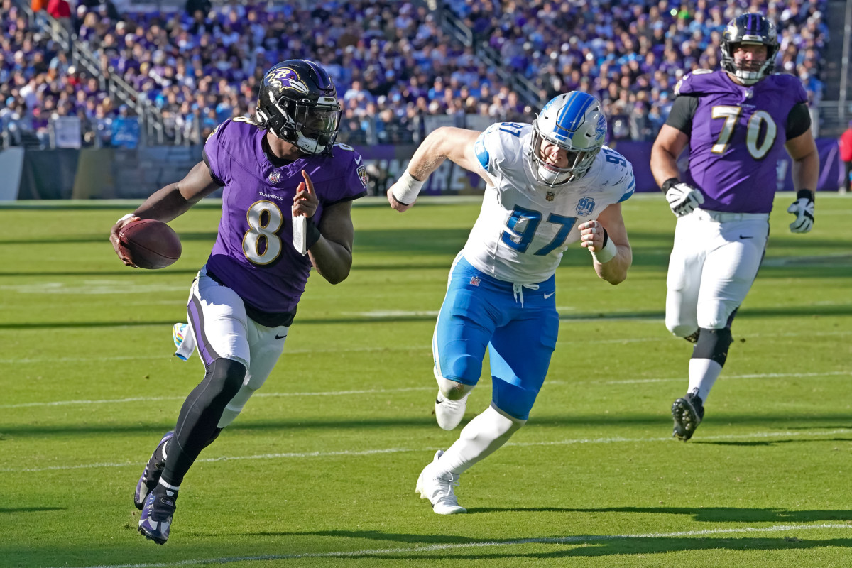 Aidan Hutchinson gets real on just why Lions could not slow down Lamar ...