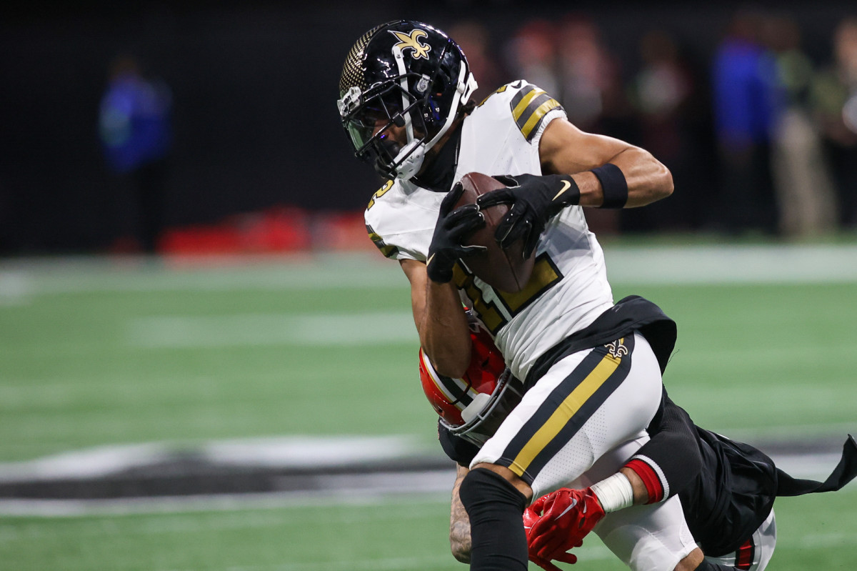 Saints' Chris Olave And Rashid Shaheed Leave Game Vs. Falcons With Injuries