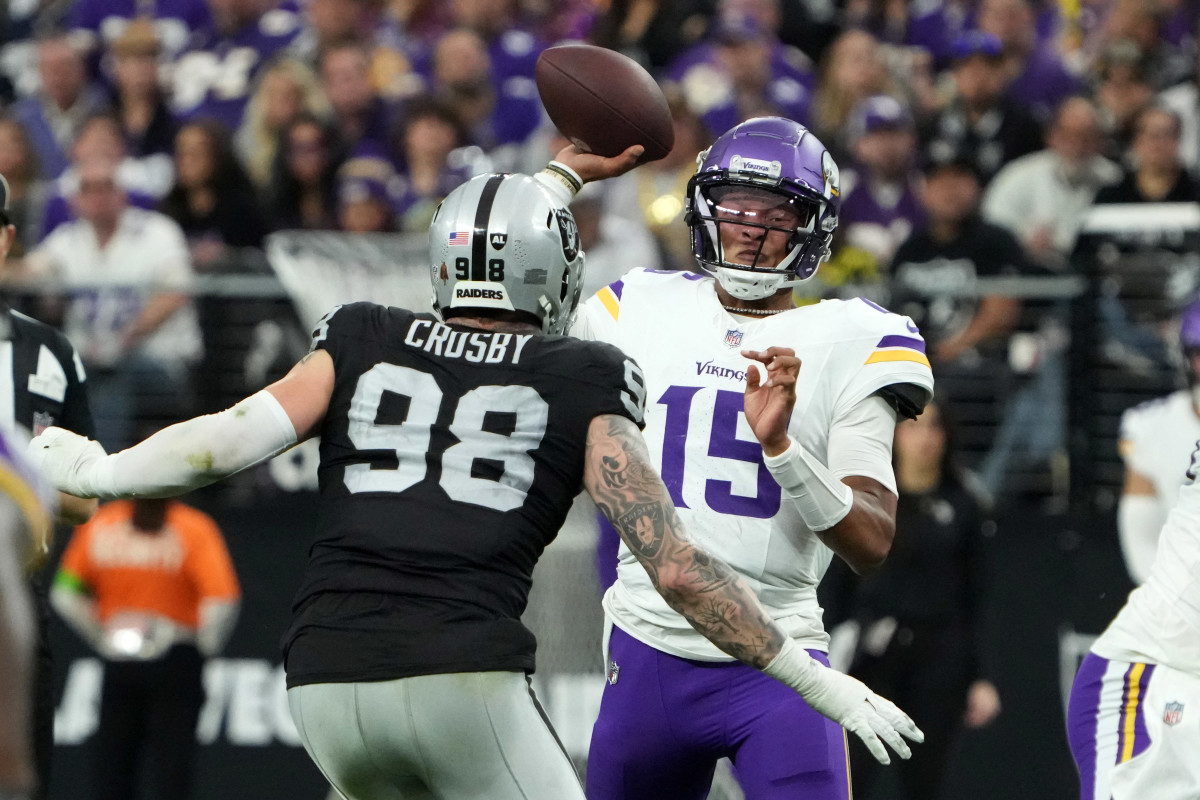 Maxx Crosby Sets More Raiders' Records After Loss To Vikings