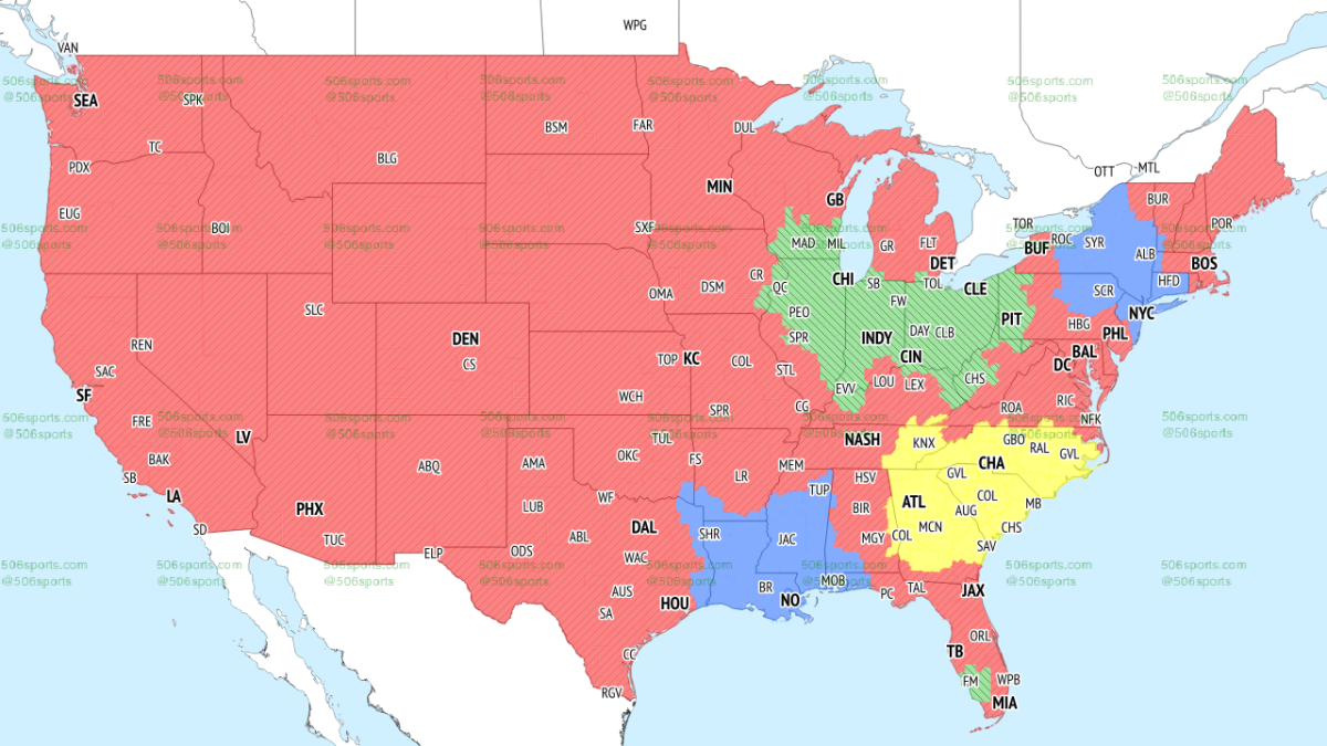 Chiefs vs. Patriots broadcast map Will you be able to watch on TV?