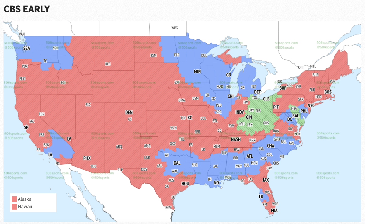 Bengals vs. Browns Broadcast Map Will you be able to watch?