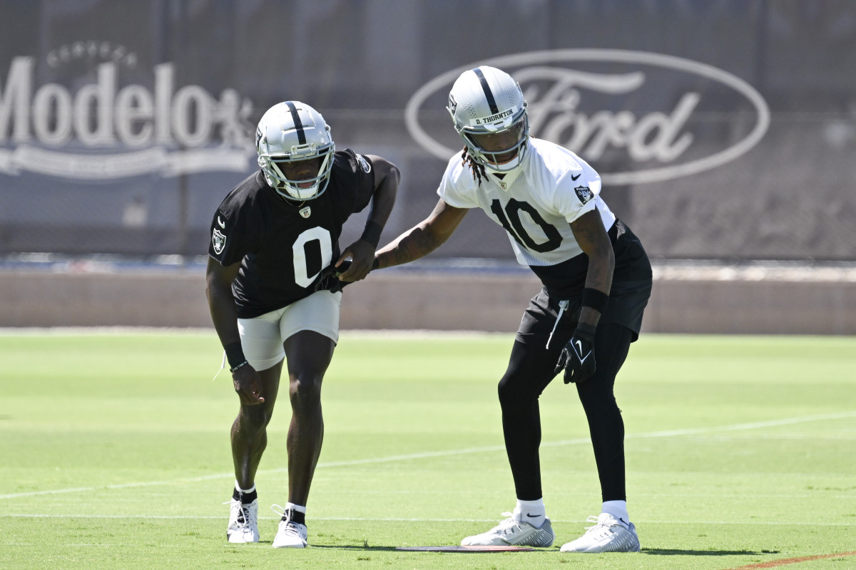 Las Vegas Raiders rookie Dont'e Thornton Jr. makes it clear there is one  thing he won't be doing off the field