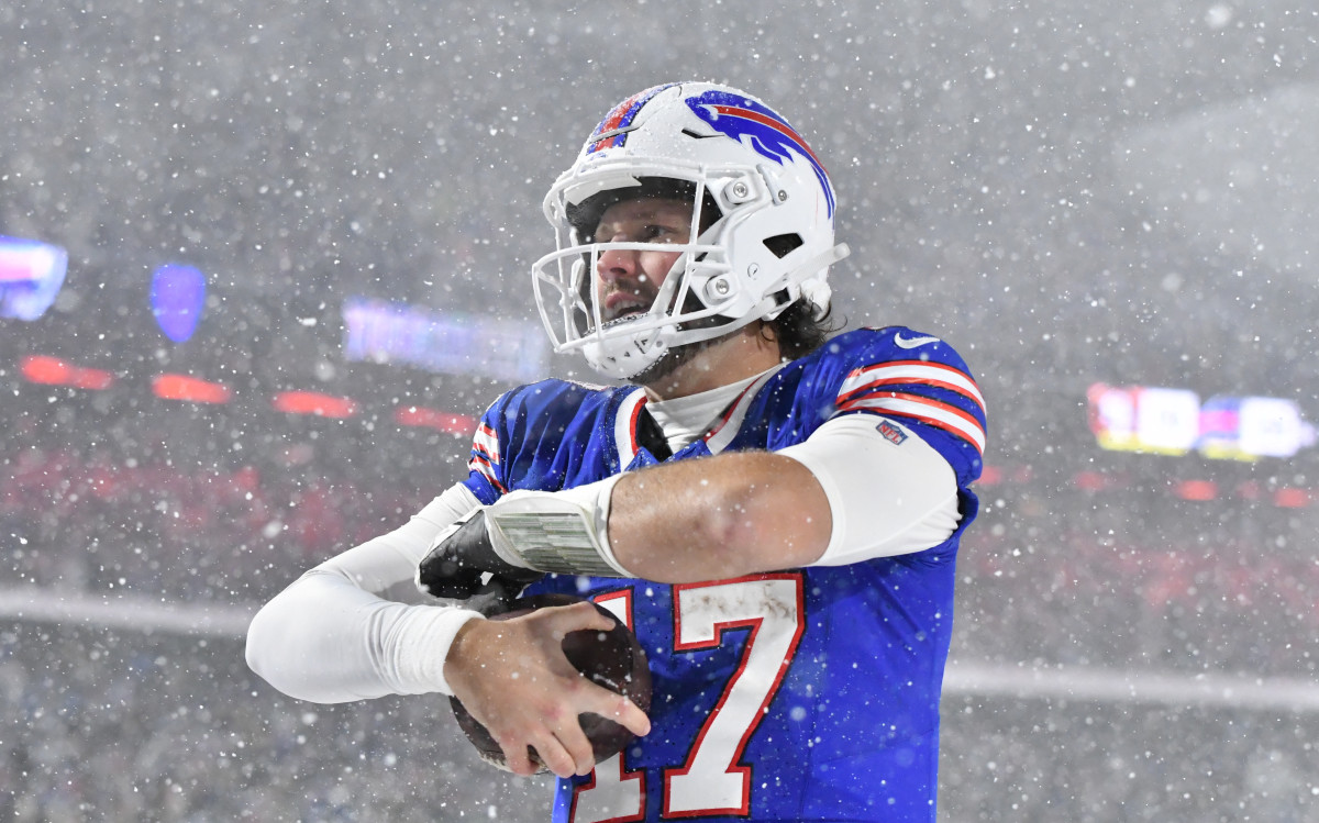 Buffalo Bills' Josh Allen etches his place in the history books three times  in unbelievable SNF performance over the 49ers