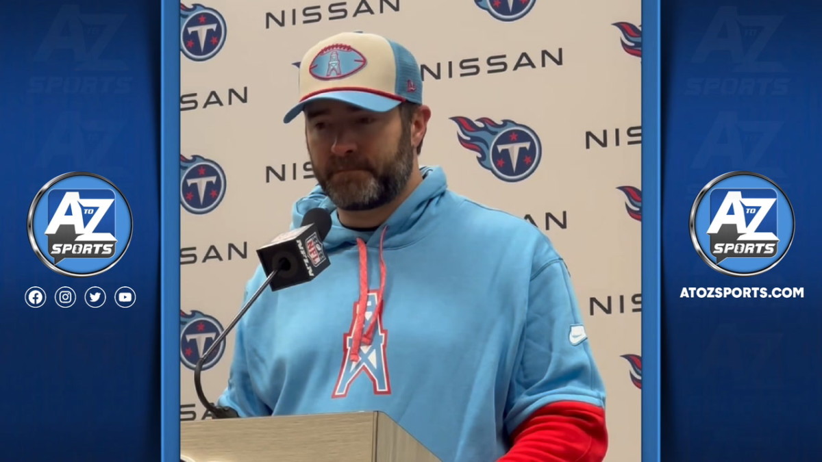 Titans HC Brian Callahan on the team holding the top draft pick in the