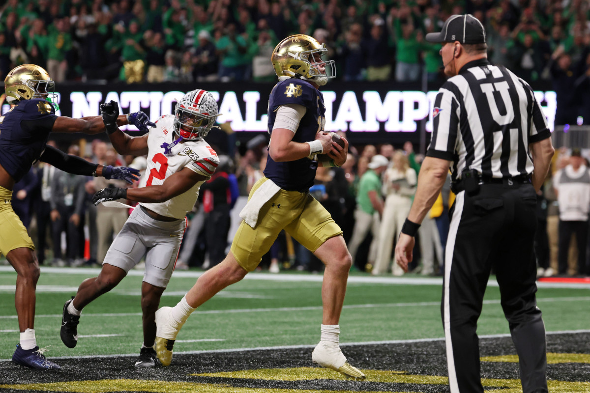 Irish goalline score against Buckeyes is a painful reminder how