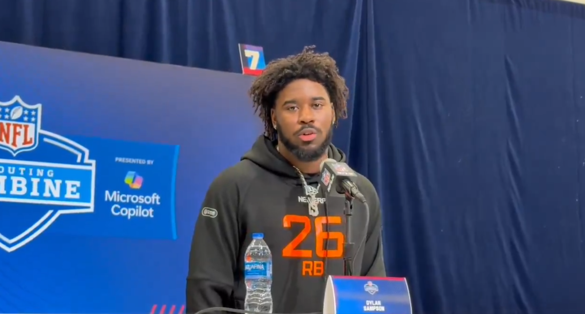 Comments from Tennessee Vols RB Dylan Sampson at the NFL Combine will make  UT fans proud and disheartened at the same time