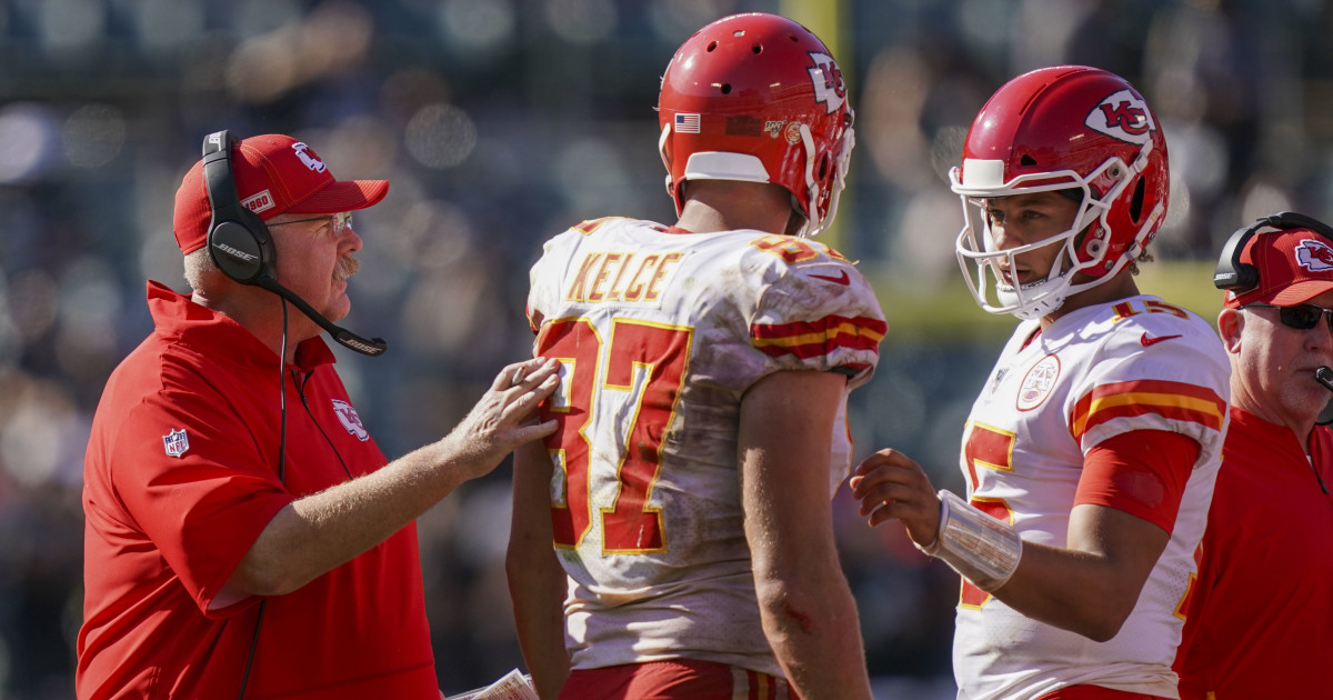 Andy Reid and Patrick Mahomes passionately defend Travis Kelce amid criticism for slow start - A to Z Sports
