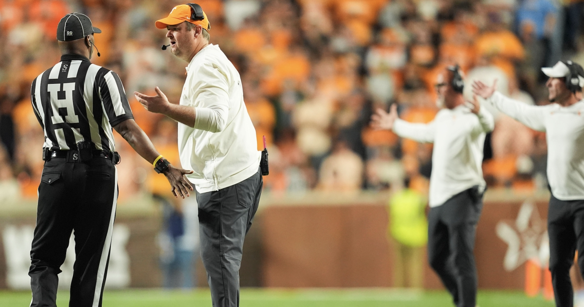 Tennessee Vols head coach Josh Heupel drops officiating joke that every SEC fan can relate to - A to Z Sports