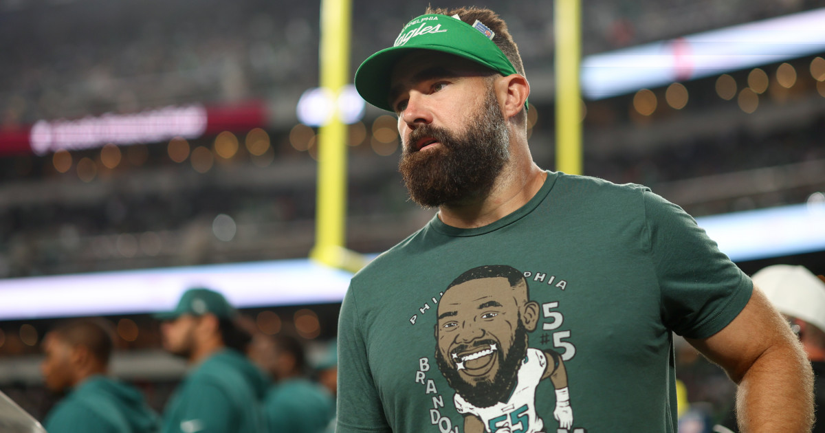 Jason Kelce hilariously shuts down Eagles return amid Brandon Graham