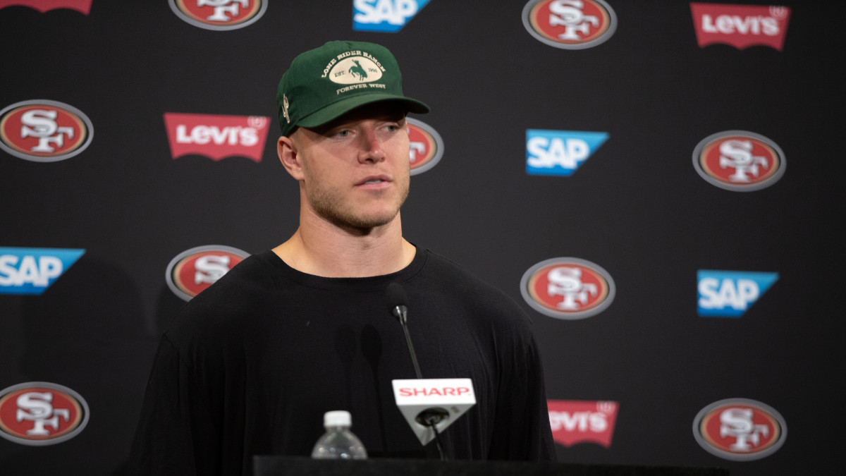 REPORT Christian McCaffrey calls on NINERS to show sympathy and support for Mac Jones after he expressed frustration and was benched following Brock Purdy's poor performance. McCaffrey reveals the shocking reason behind Jones' situation, citing the Kneeland tragedy as a lesson