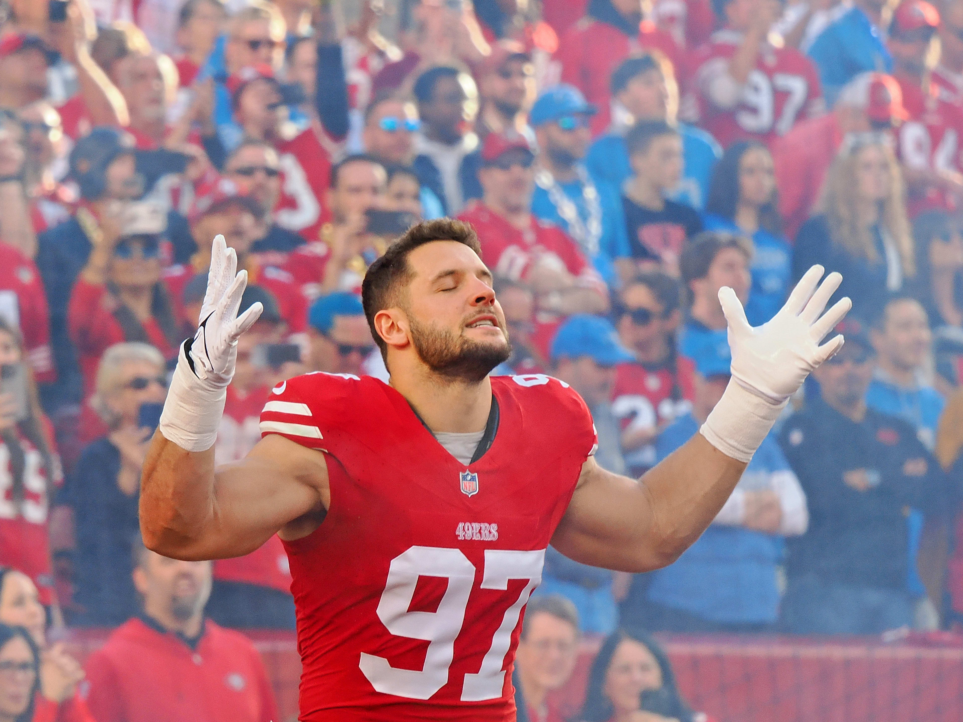 San Francisco 49ers' Nick Bosa will comfortably outperform analyst's projection for 2024 season - A to Z Sports