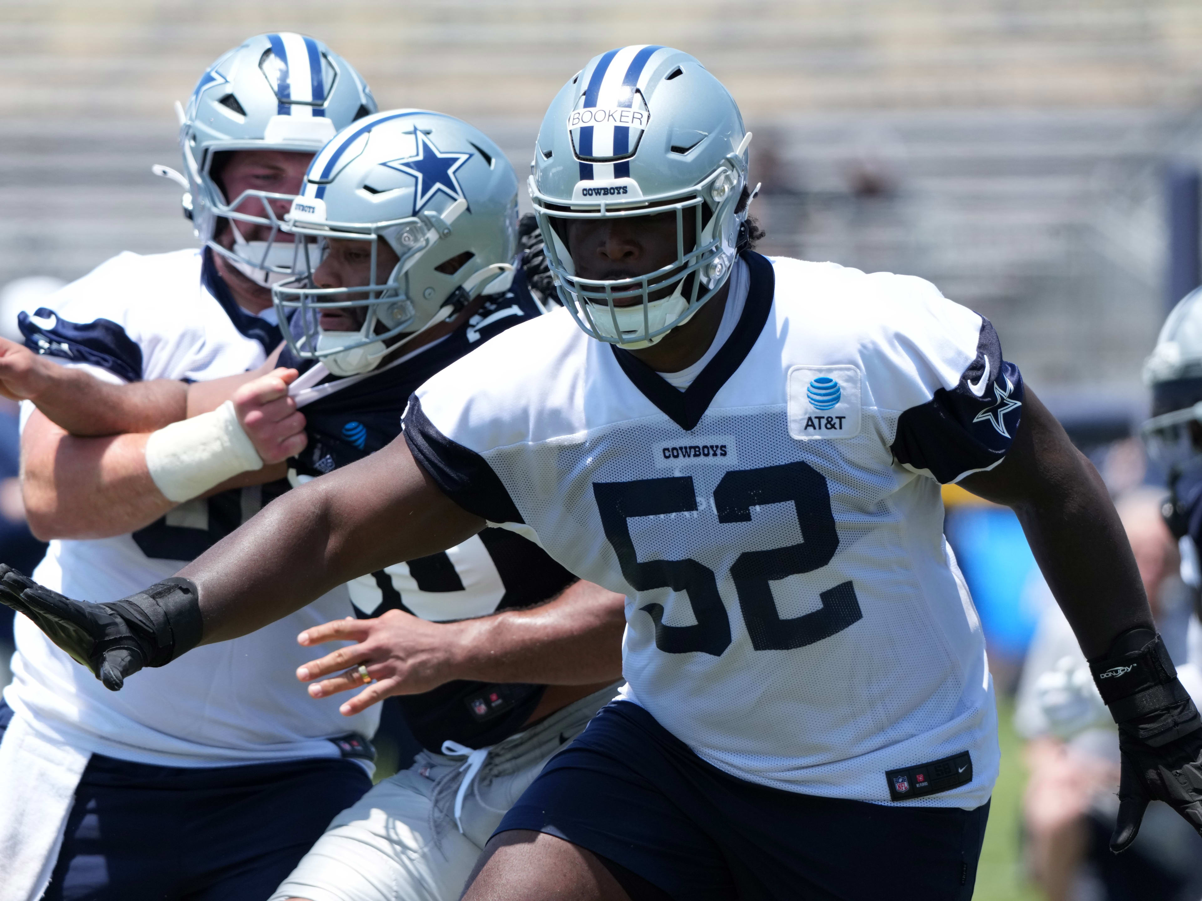 Observations from Dallas Cowboys' first padded practice: Tyler Booker  handles business, late-round rookie impresses, and more - A to Z Sports