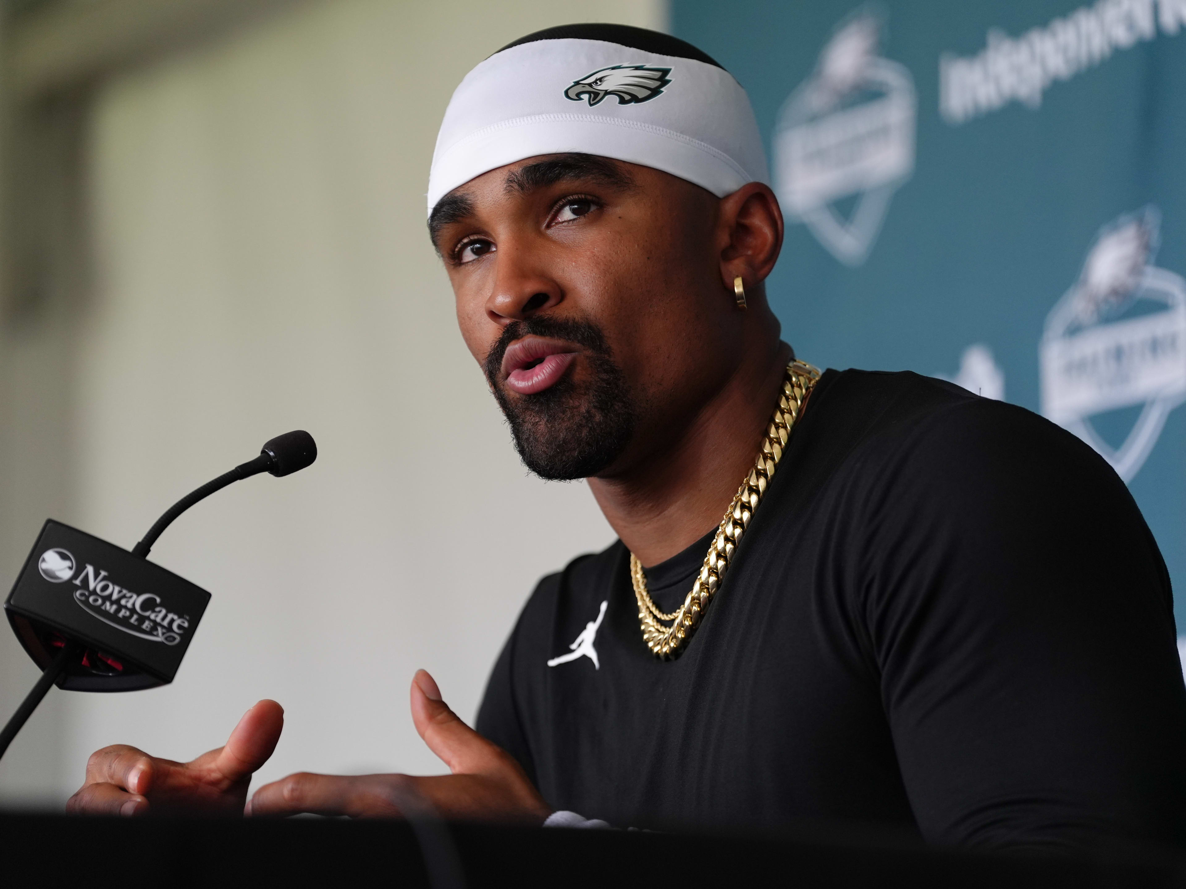 Jalen Hurts uses famous line from a WWII general when talking about 'very  challenging' circumstances from Eagles training camp - A to Z Sports