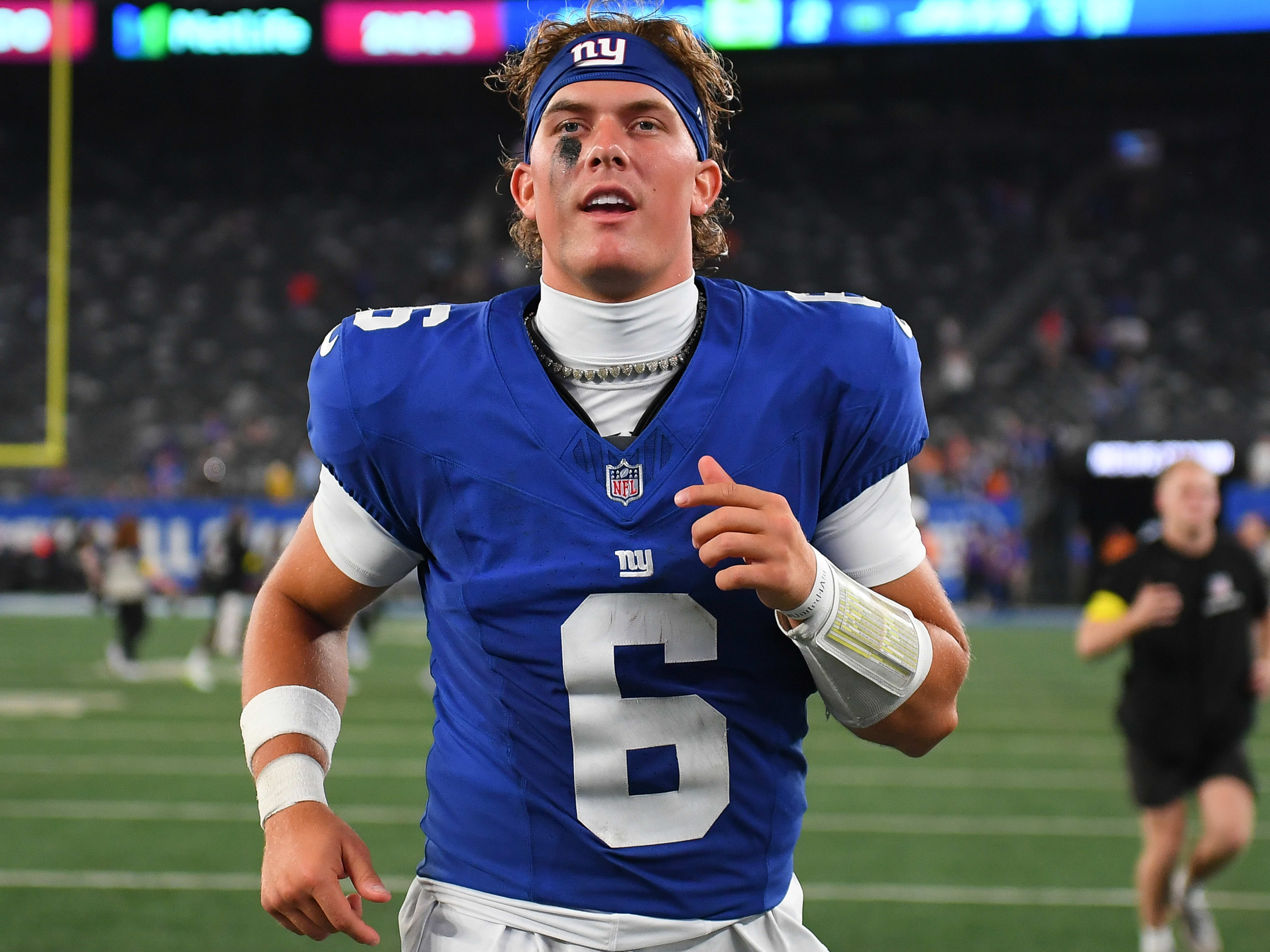 Giants QB Jaxson Dart responds to the Brian Daboll QB plan laid out  following dominant performance against the Jets - A to Z Sports