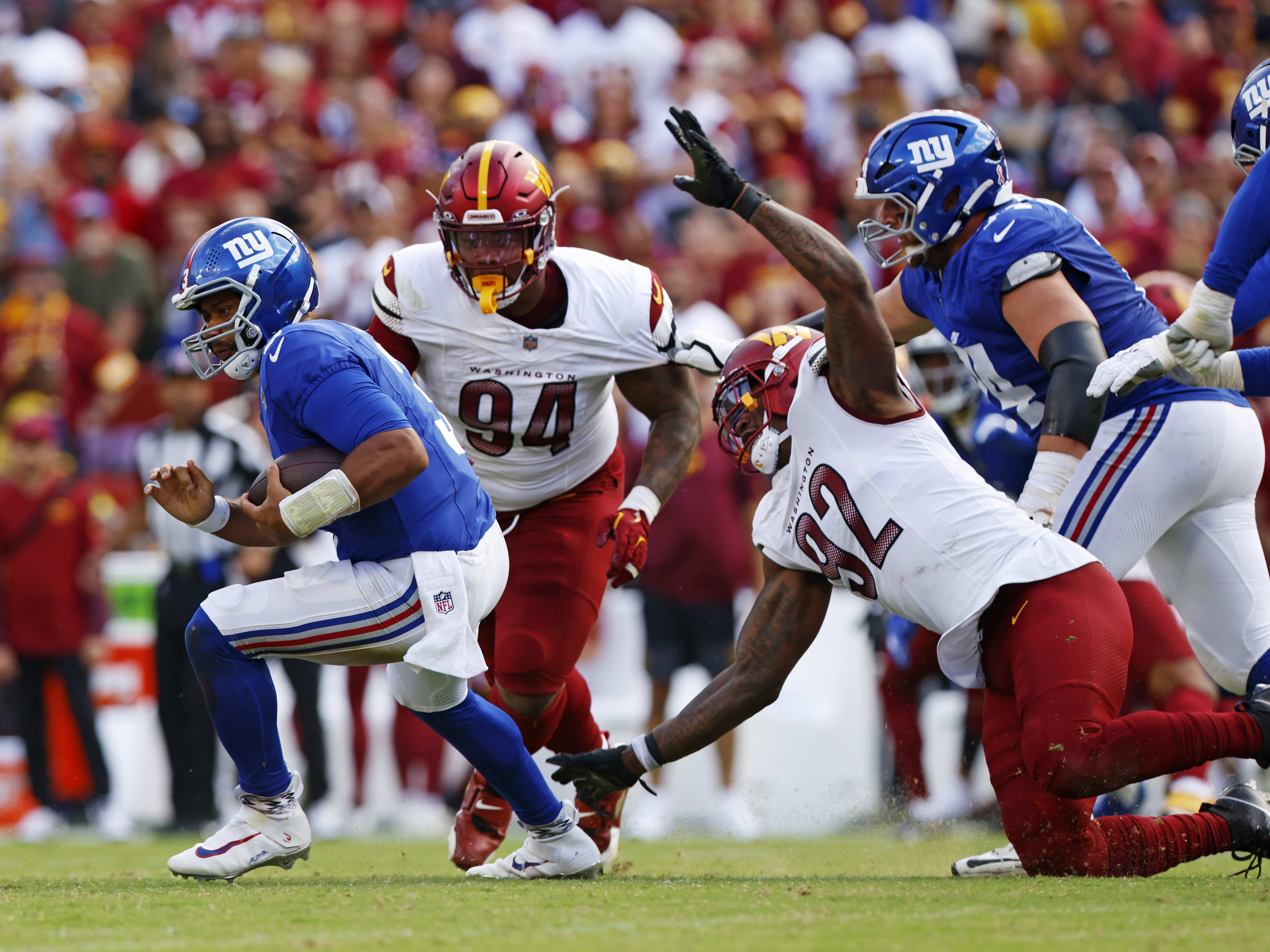 Familiar issues haunt Giants in Week 1 as New York falls 21-6 to Washington  Commanders in disappointing NFL season opener - A to Z Sports