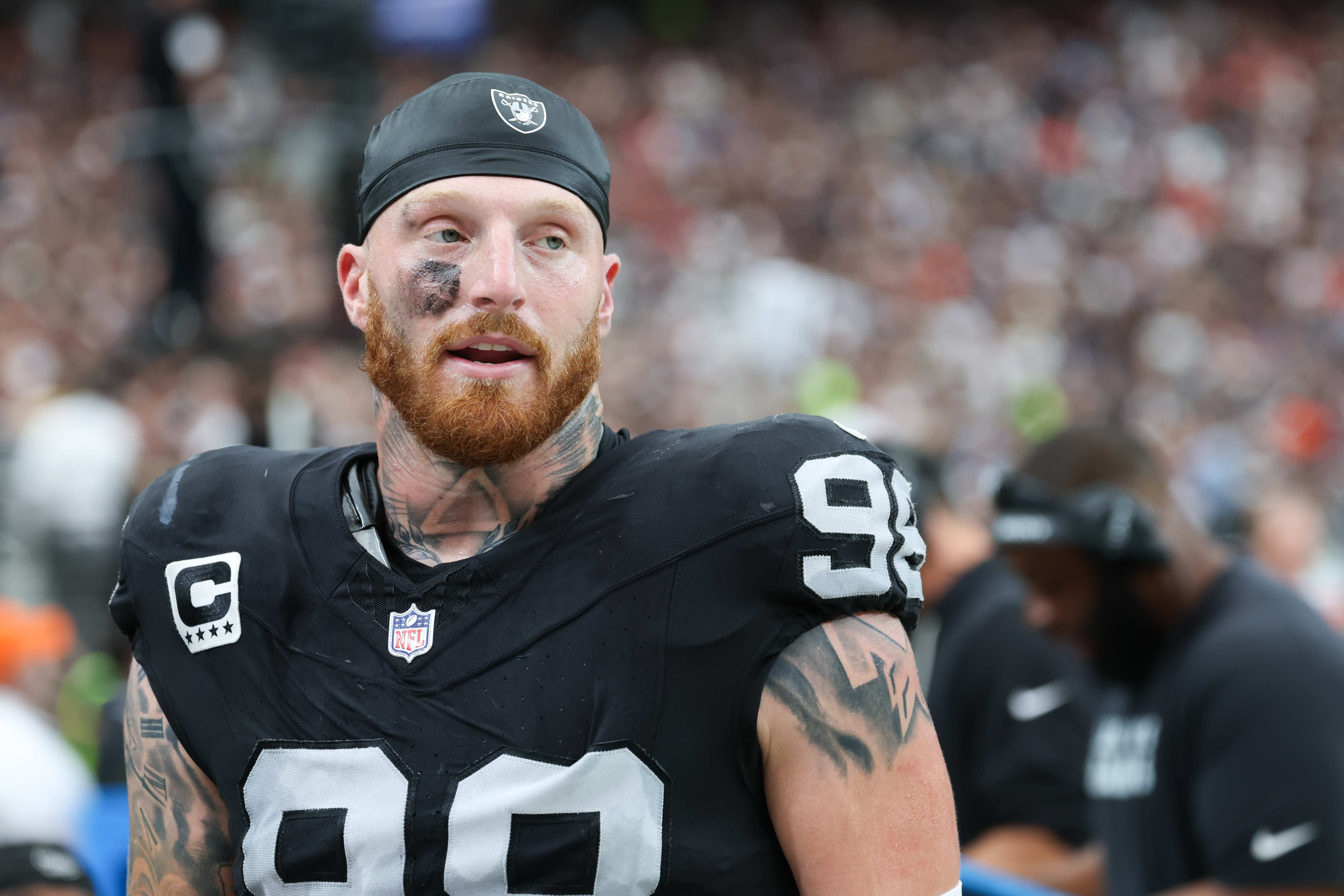 Las Vegas Raiders defensive end Maxx Crosby offers a bright side to the  loss vs. the Bears that fans are tired of hearing - A to Z Sports
