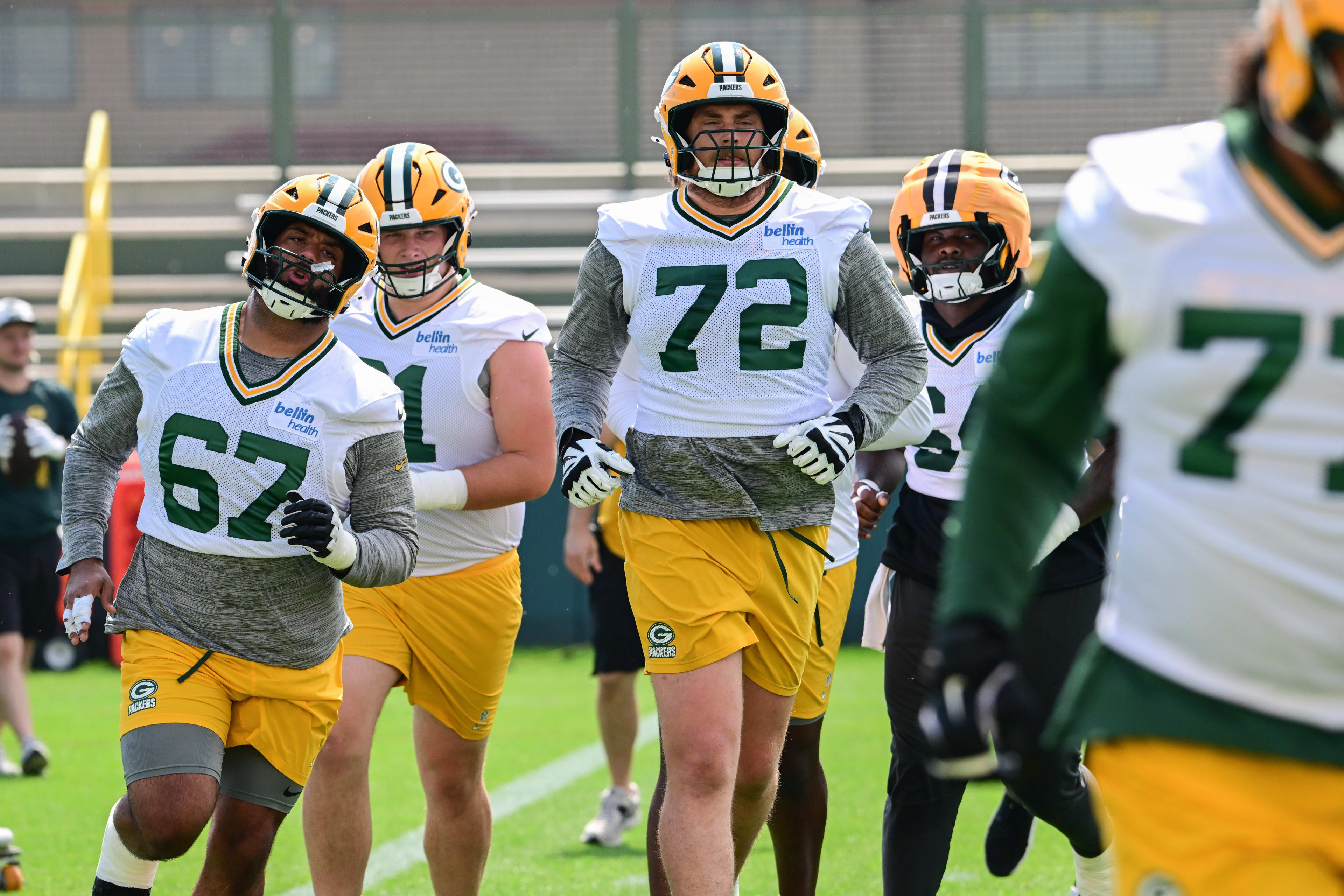 Brant Banks (72) had a strong preseason in Green Bay.
