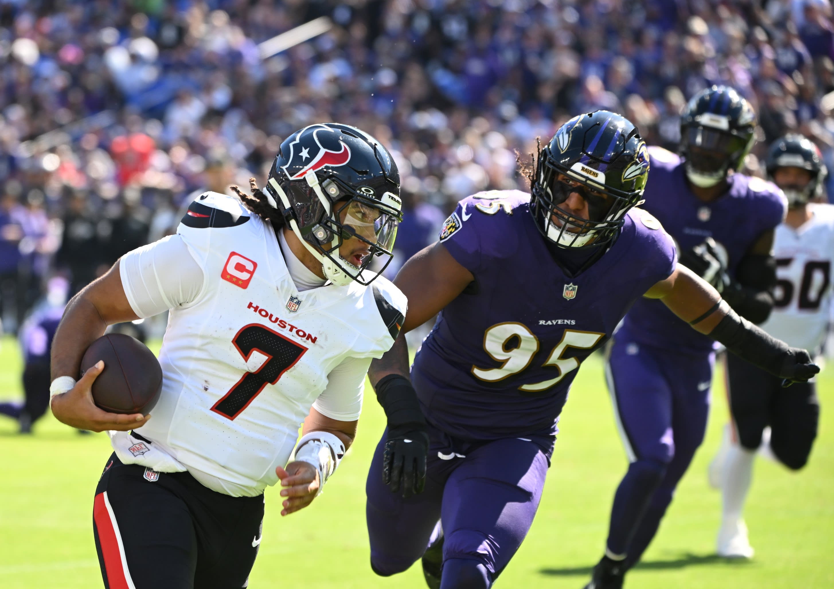 A Baltimore Ravens fan who had to sell his season tickets to afford treatment was overcome with emotion after learning that the team would pay for all of his medical expenses and give him free entry for the next five seasons. A Ravens spokesperson said: “Once you’re part of the Ravens family, you’ll never have to fight alone.”.D