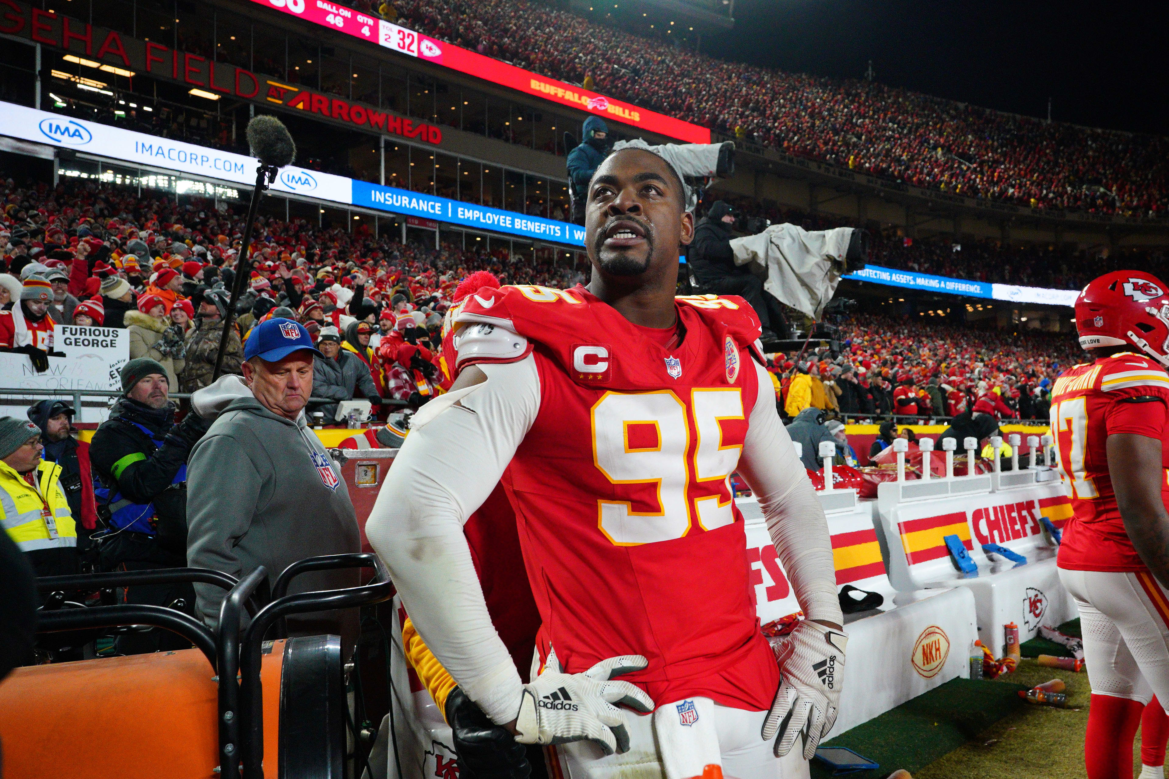 Kansas City Chiefs defensive tackle Chris Jones (95)