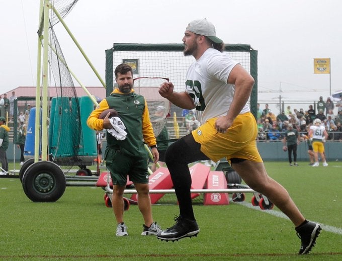 Green Bay Packers David Bakhtiari injury update ACL knee PUP list activate timeline Matt LaFleur press conference