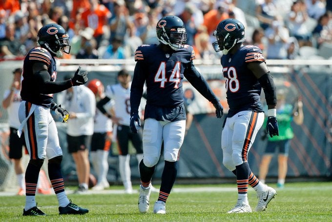 Chicago Bears NFL football Roquan Smith CBS Sports All-Pro linebacker lb tackles
