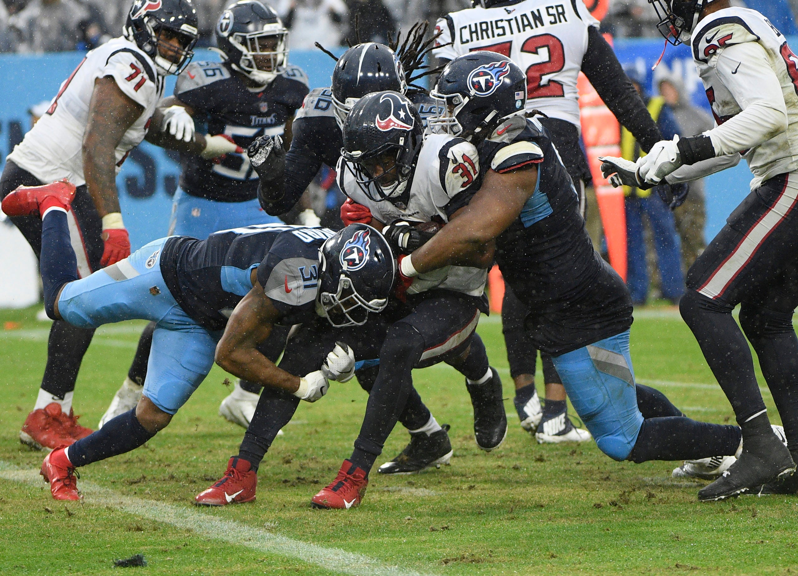 Titans, Texans, defense