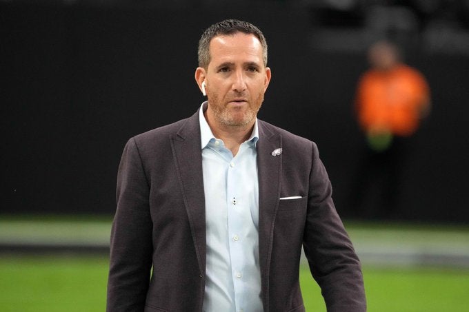 Philadelphia Eagles GM general manager Howie Roseman draft Jalen Reagor 2020 NFL draft Justin Jefferson Minnesota Vikings bust trade wide receiver WR wideout