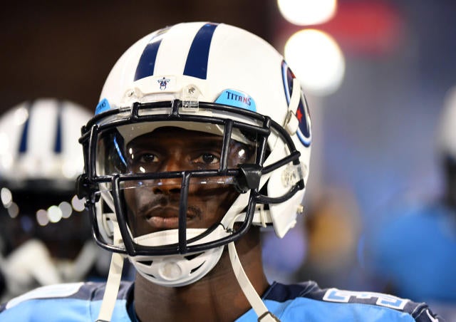 Oct 27, 2016; Nasville, Tennessee, USA; Tennessee Titans cornerback Jason McCourty (30) takes the field prior to the game against the Jacksonville Jaguars at Nissan Stadium. Mandatory credit: Christopher Hanewinckel-USA TODAY Sports
