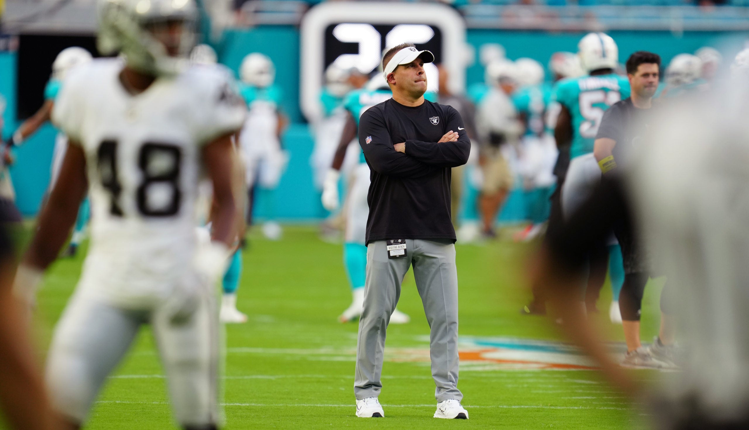 Raiders, McDaniels, team, offense, defense