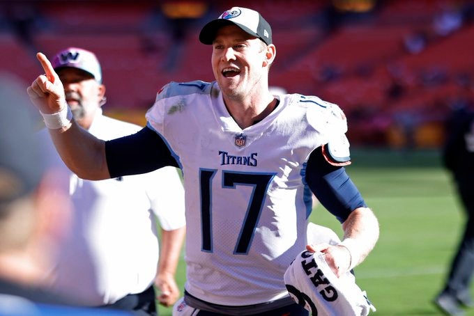 Tennessee Titans record records QB quarterback Steve McNair Ryan Tannehill NFL football franchise news Indianapolis Colts Week 7