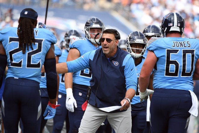 Tennessee Titans Mike Vrabel record Ryan Tannehill stat stats fourth quarter comebacks game-winning drives Week 4 Indianapolis Colts