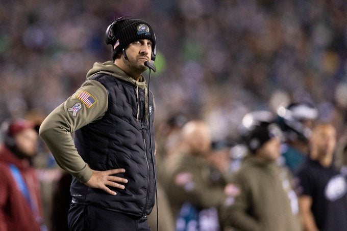 Philadelphia Eagles Nick Sirianni head coach decision timeout Indianapolis Colts Indy Birds NFL football super bowl news