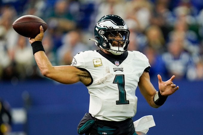 Philadelphia Eagles Jalen Hurts comeback win come from behind fourth quarter Indianapolis Colts NFL Football news