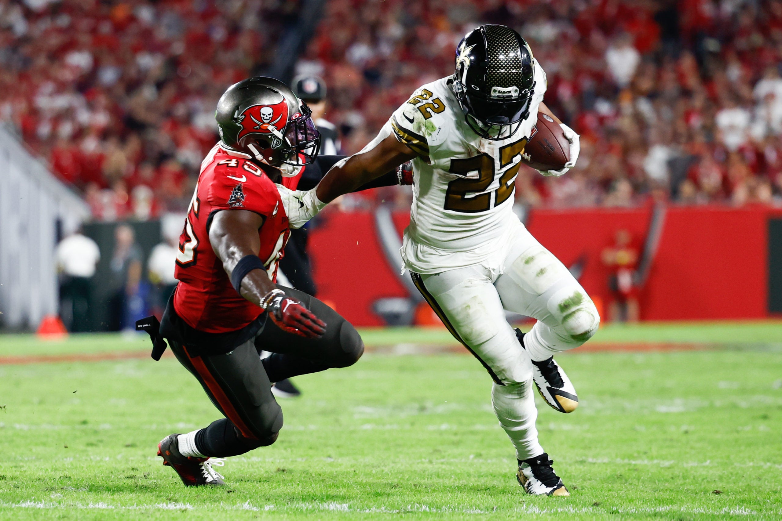 Saints, Buccaneers, Ingram
