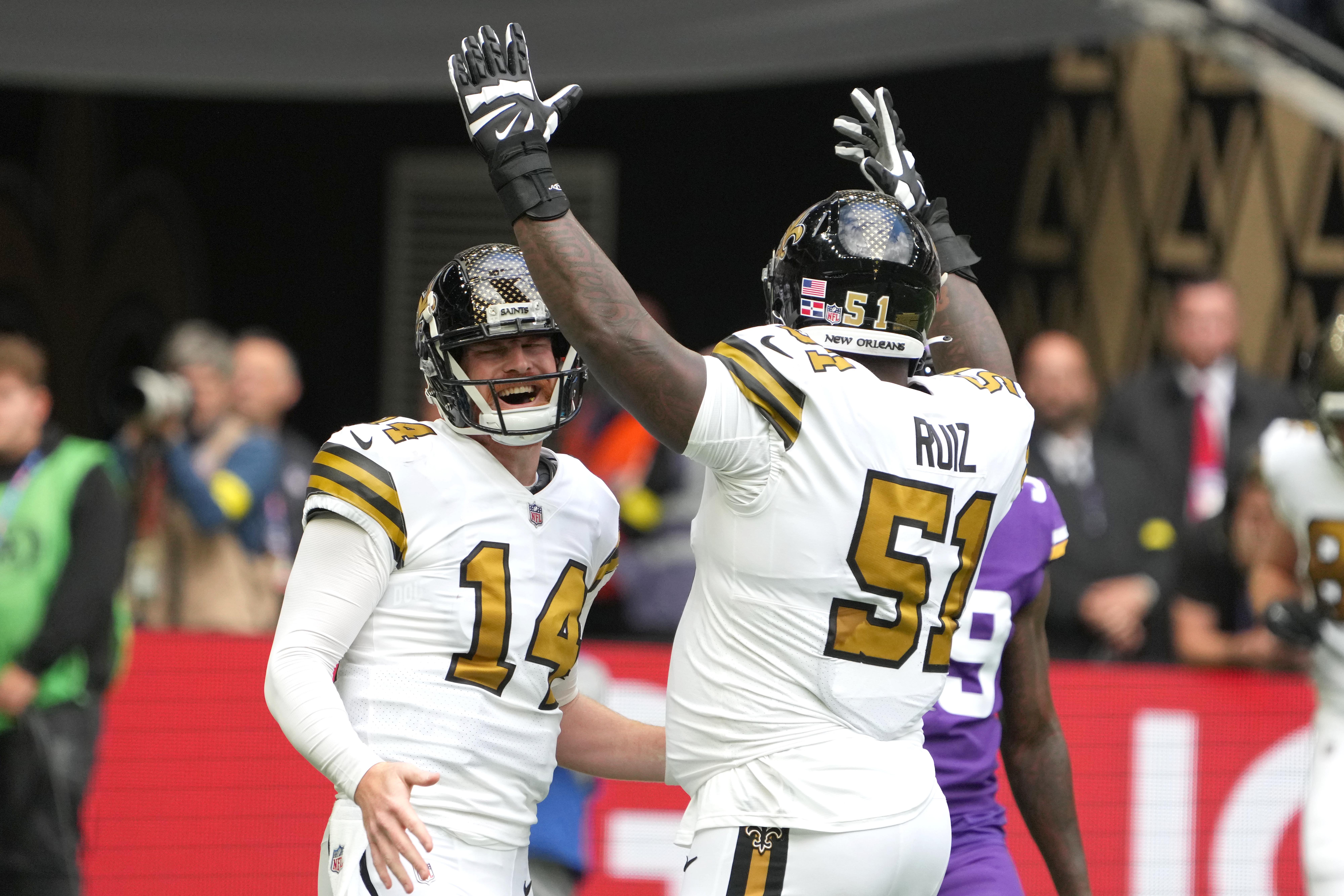 Saints, Dalton, quarterback