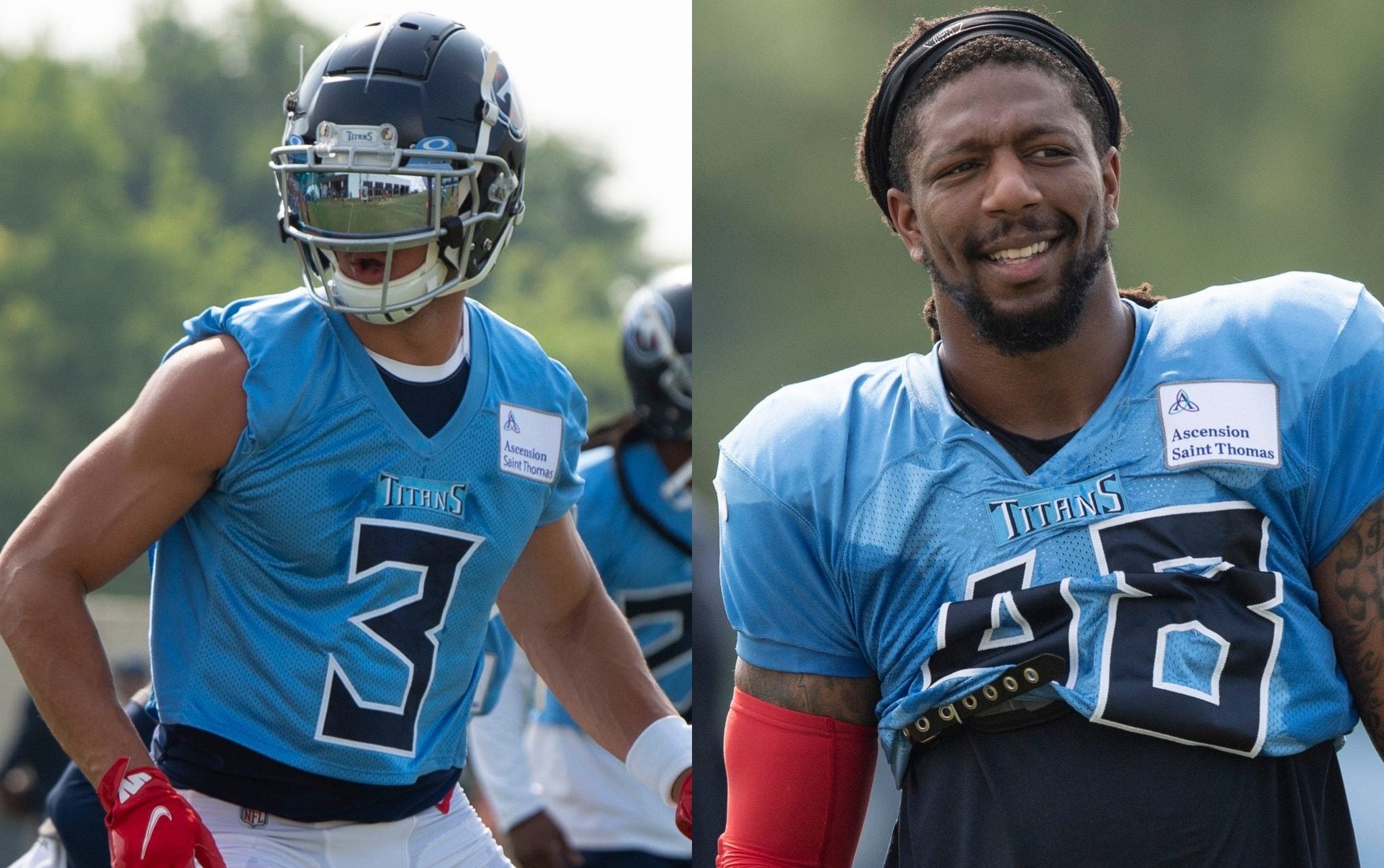 Tennessee Titans Caleb Farley Bud Dupree