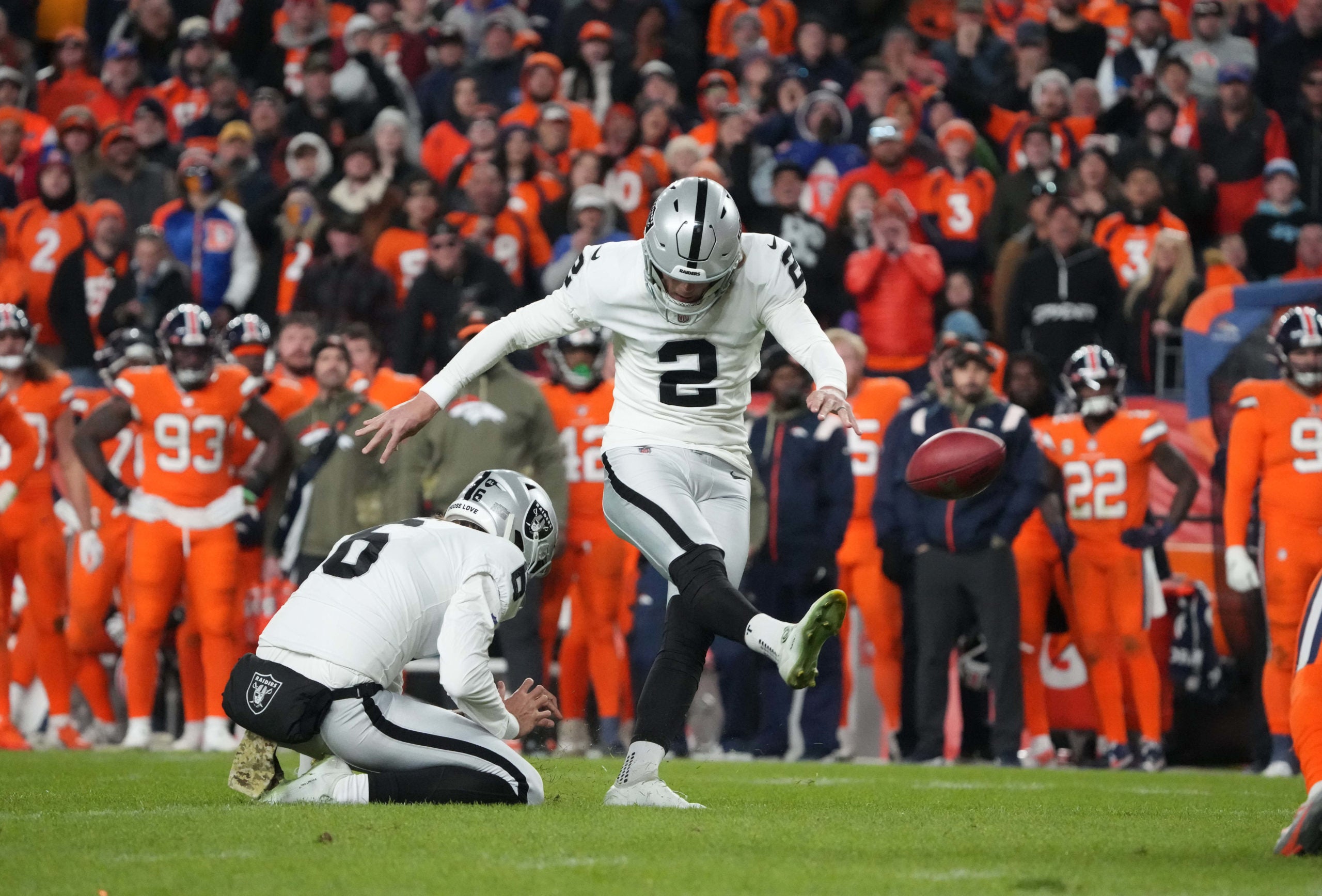 Raiders, Broncos, Seahawks