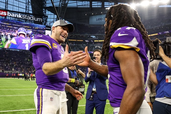 Minnesota Vikings comeback win history nfl halftime deficit lead blown text Frank Reich fired Indianapolis Colts Jeff Saturday NFL football news stats