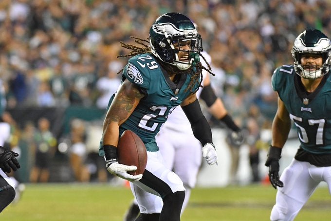 Philadelphia Eagles ruled out injury report MNF Monday Night Football Washington COmmanders Avonte Maddox Josh Jobe Josiah Scott Curtis Samuel NFL football news