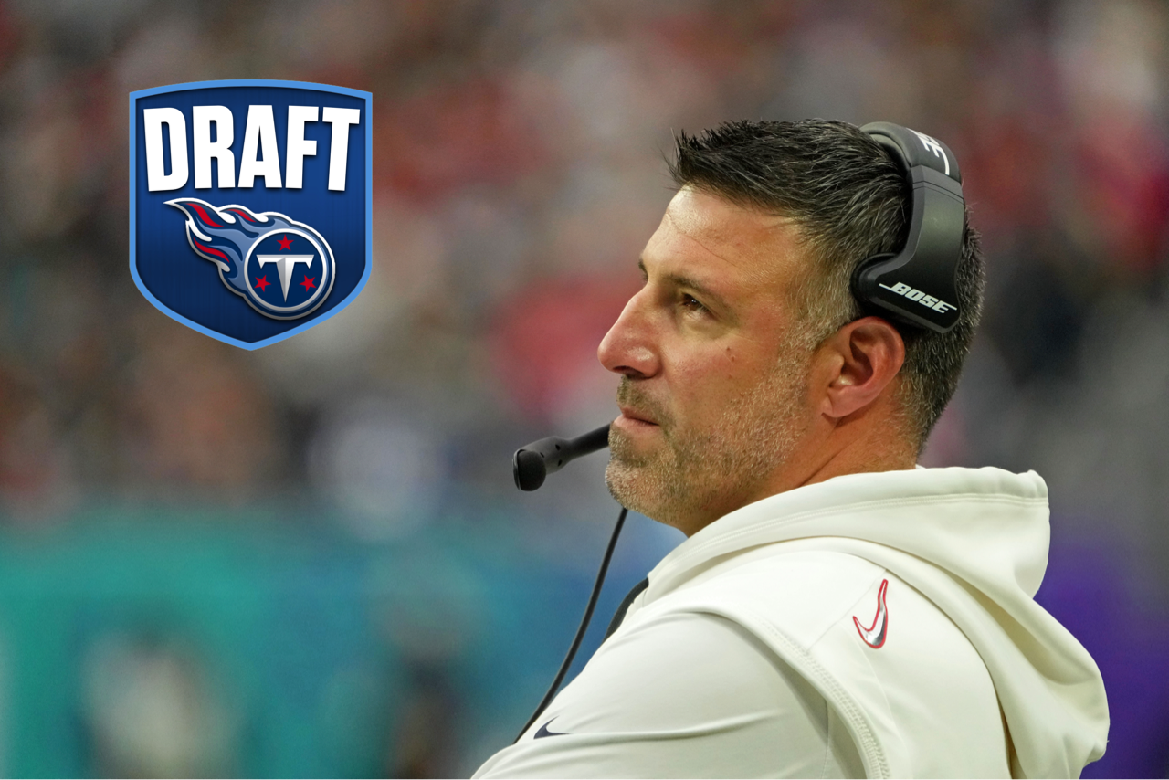 Titans head coach Mike Vrabel. Photo credit: Kirby Lee-USA Today Sports