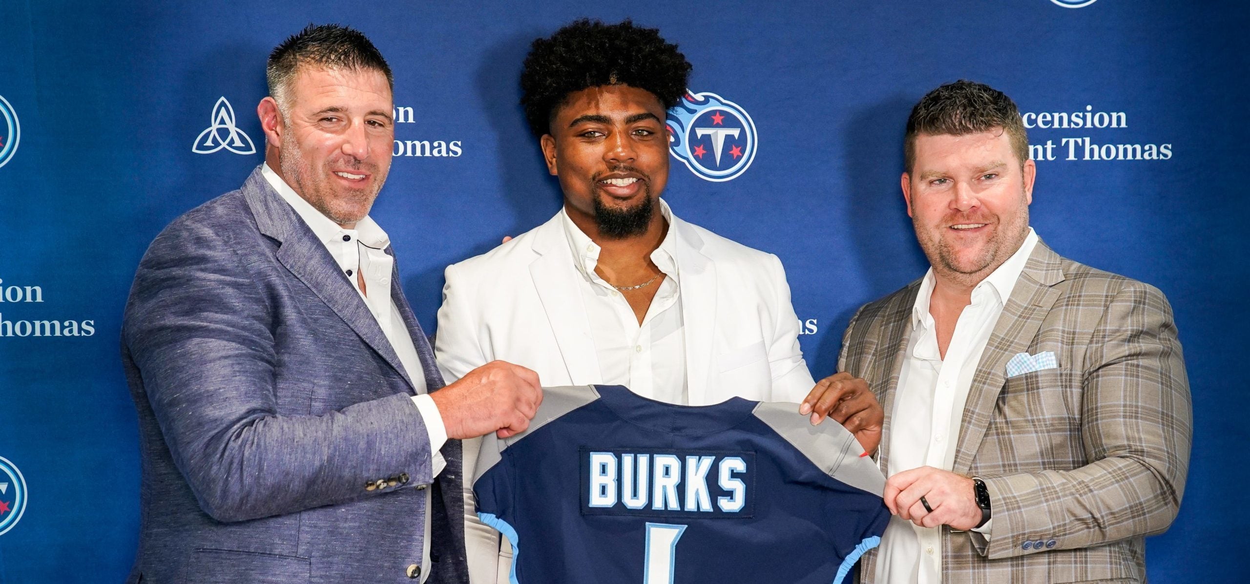 Tennessee Titans WR Burks NFL award rookie NFL Draft