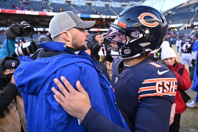 Justin Fields Chicago Bears QB quarterback Josh Allen MVP win loss stats nfl football news