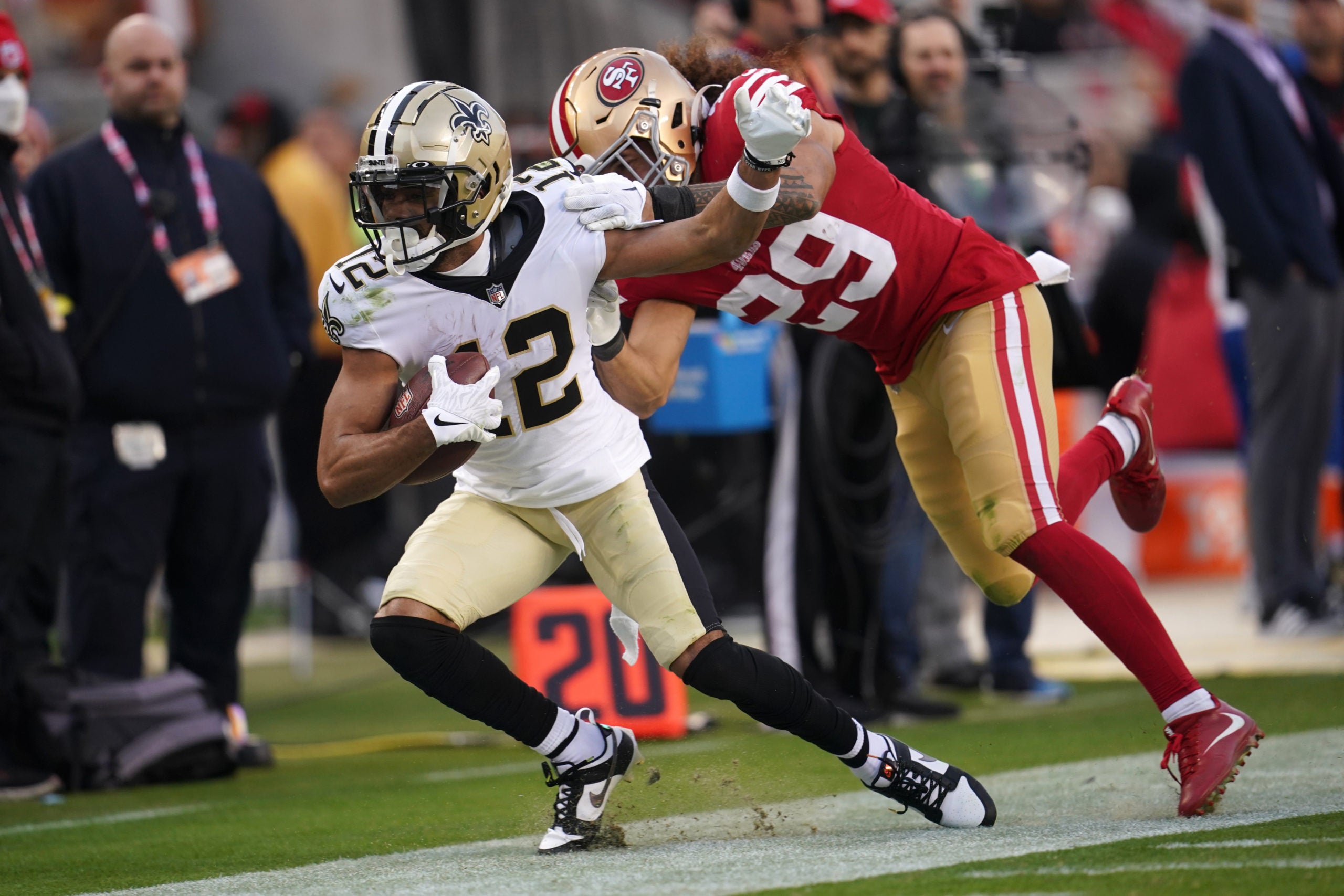 Olave, Saints, allen, 49ers