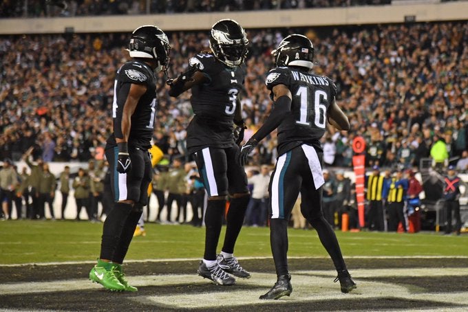 Philadelphia eagles injury injuries report Zach Pascal Jalen Hurts Dallas Cowboys christmas eve nfl football stats