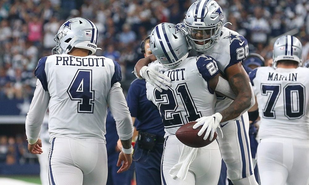 ezekiel elliott, tony pollard, cowboys, 2020