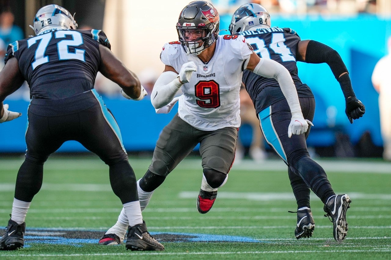 A lot of eyes are going to be on Joe Tryon-Shoyinka in 2022. Photo credit: Jim Dedmon-USA TODAY Sports