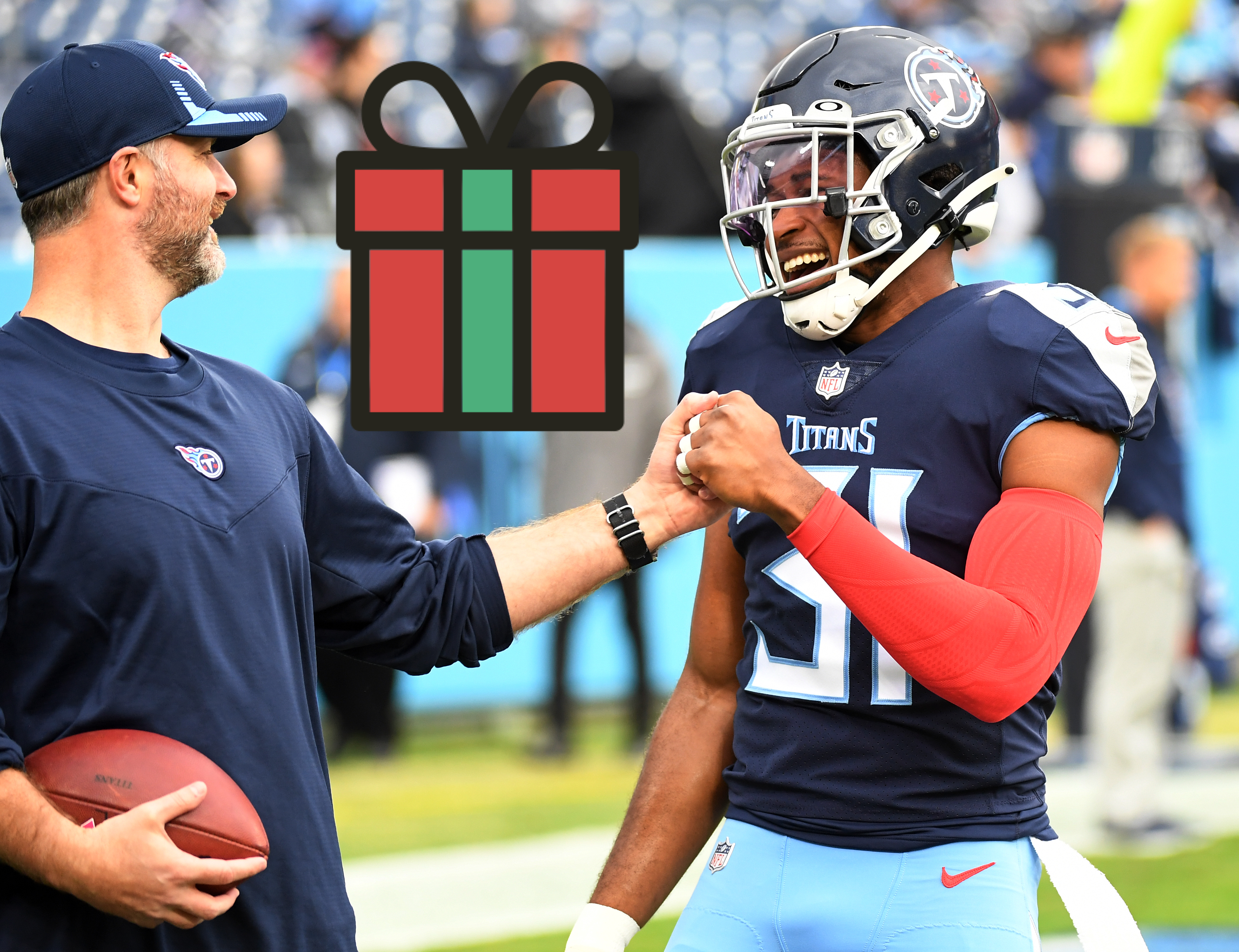 Titans, Christmas, Presents